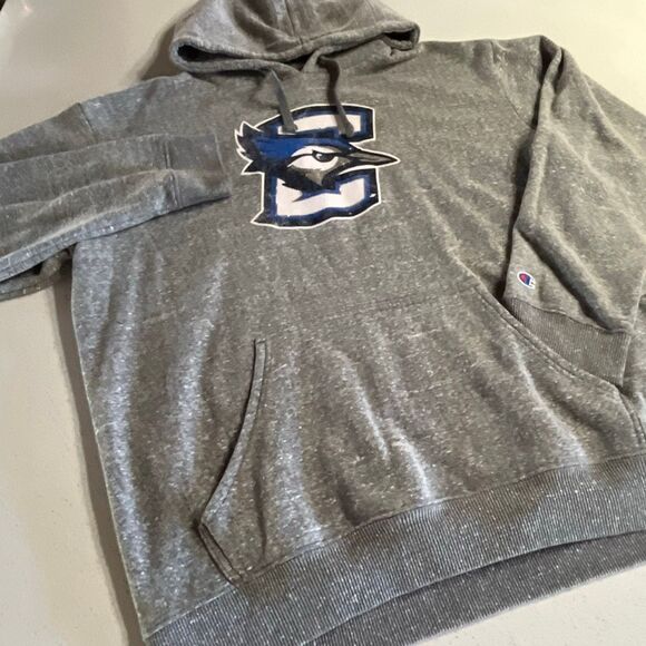 Champion Creighton Blue Jays Hooded Sweatshirt Mens XL - Picture 1 of 11